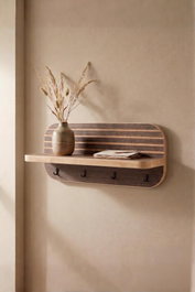 Hanah Home Estantería Wenge